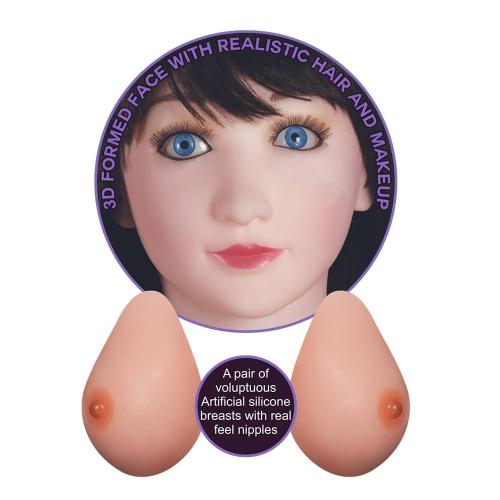 Ρεαλιστική Mελαχρινή Kούκλα - Silicone Boobie Super Love Doll