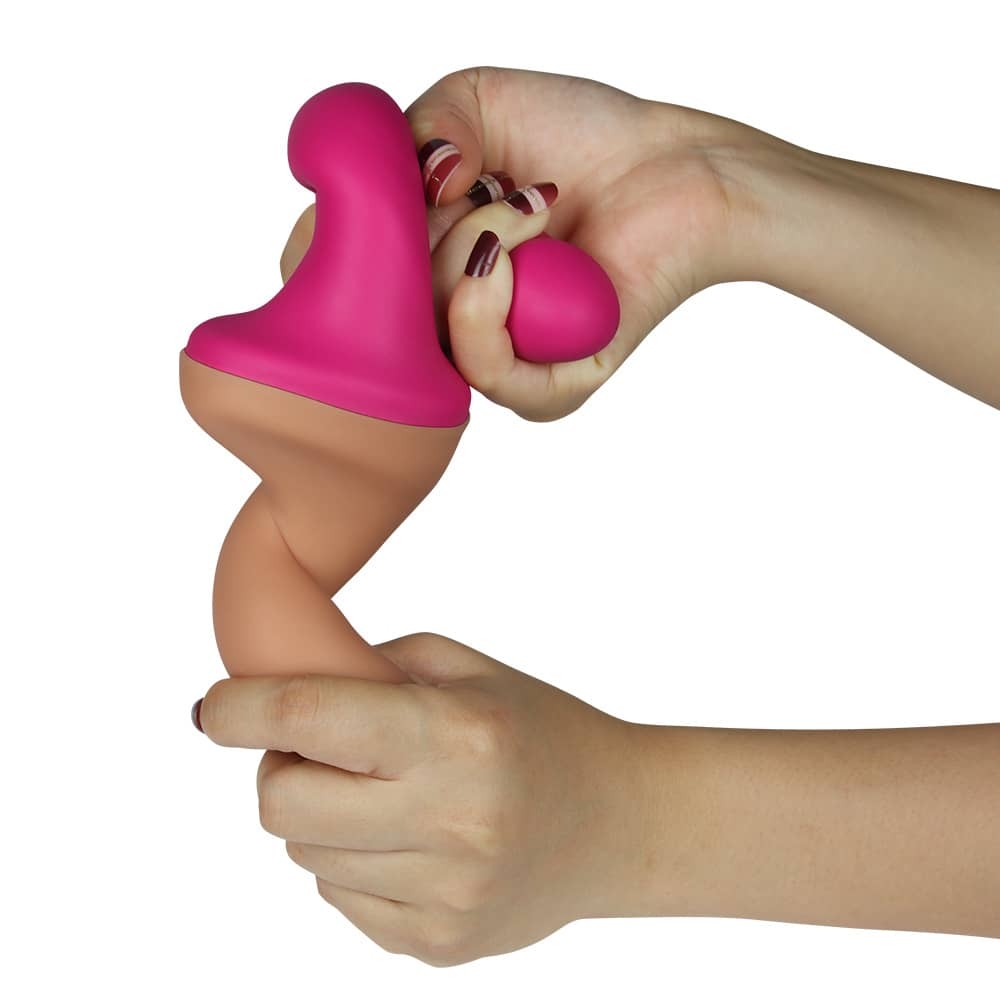 Διπλό Εύκαμπτο Dong Dildo 30 cm LOVETOY PINK - Image 5