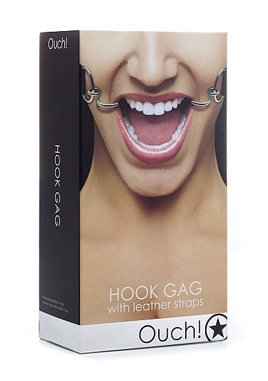 Ανοιχτό Φίμωτρο Με Γάτζους Hook Gag - Black - Image 2