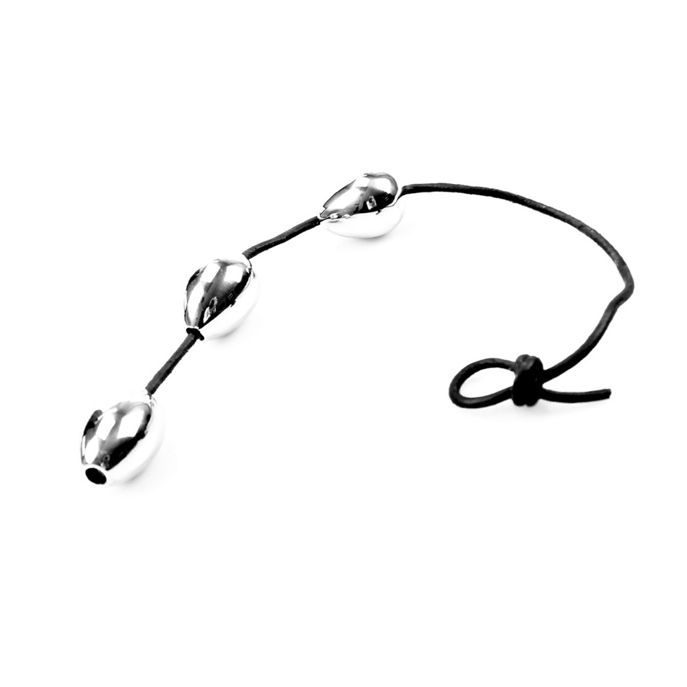 3 Πρωκτικές Μπάλες Ανοξείδωτο Ατσάλι 4 cm KIOTOS - Image 2