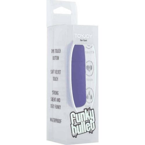 Μίνι Δονητής Τσέπης 5,5 cm Funky Bullet Vibrator (Βιολετί) - Toy Joy - Image 2