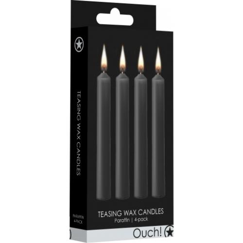 Ερωτικό Παιχνίδι με Κεριά - Teasing Wax Candles Parafin (4 pcs) - Image 2
