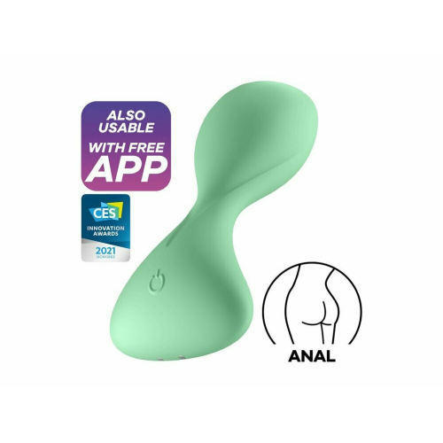 Πρωκτική Σφήνα Με Δόνηση Trendsetter Green - Satisfyer - Image 3