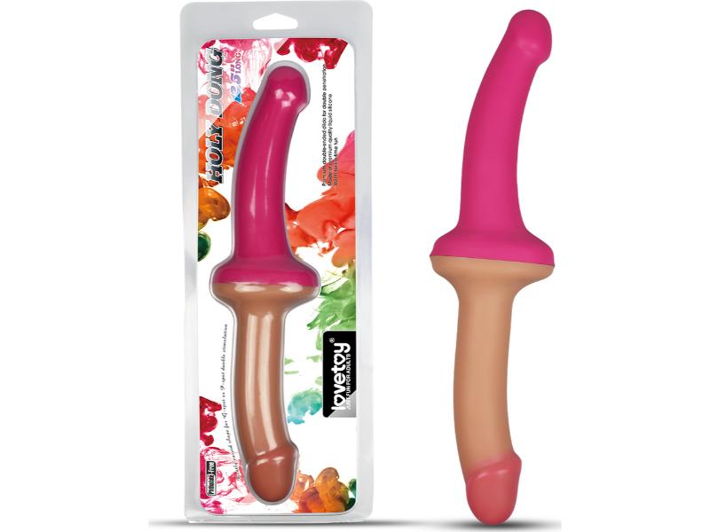 Διπλό Dildo Σιλικόνης 30cm Flesh Pink - LoveToy - Image 6