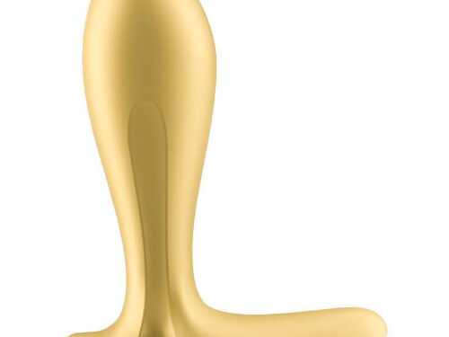 Δονητής Πρωκτική Σφήνα με App Satisfyer Intensity Butt Plug Gold