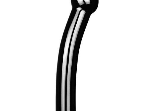 Γυάλινο Κυρτό Dildo Μαύρο – Lovetoy