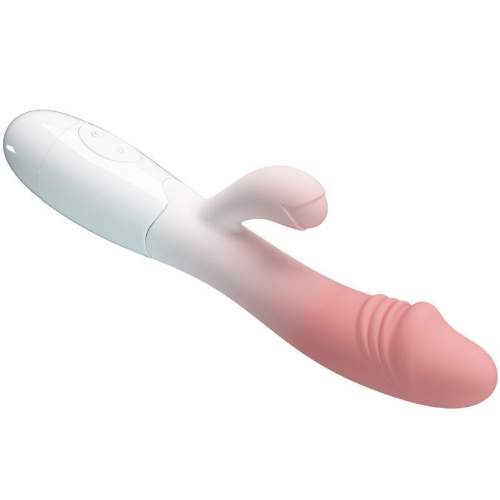 Δονητής Κολπικός και κλειτορίδας Pretty Love Snappy Pink/White - Image 3