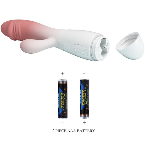 Δονητής Κολπικός και κλειτορίδας Pretty Love Snappy Pink/White - Image 7