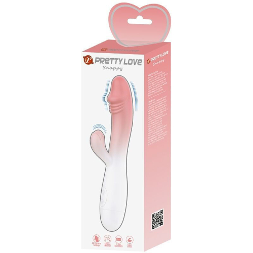 Δονητής Κολπικός και κλειτορίδας Pretty Love Snappy Pink/White - Image 8
