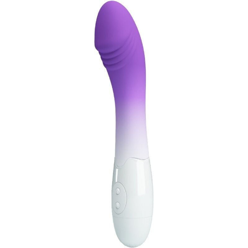 Κλασικός και Σημείου G Δονητής 19cm Pretty Love Elemental Purple/White