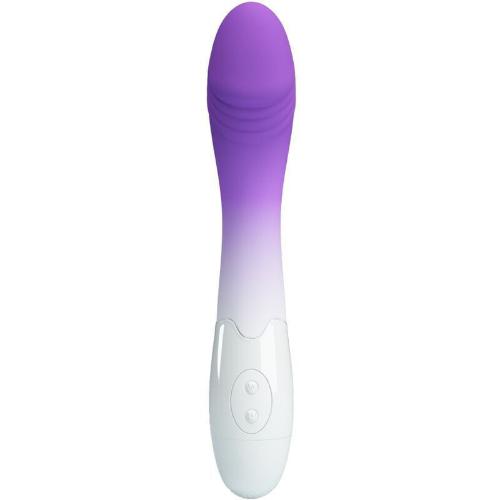 Κλασικός και Σημείου G Δονητής 19cm Pretty Love Elemental Purple/White - Image 2