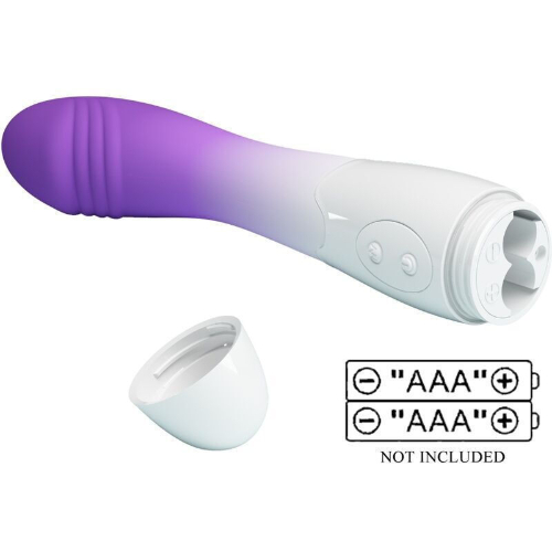 Κλασικός και Σημείου G Δονητής 19cm Pretty Love Elemental Purple/White - Image 4