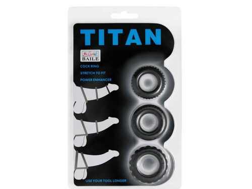 Σετ Δαχτυλίδια Πέους - Titan 3 in 1 Silicone Rings