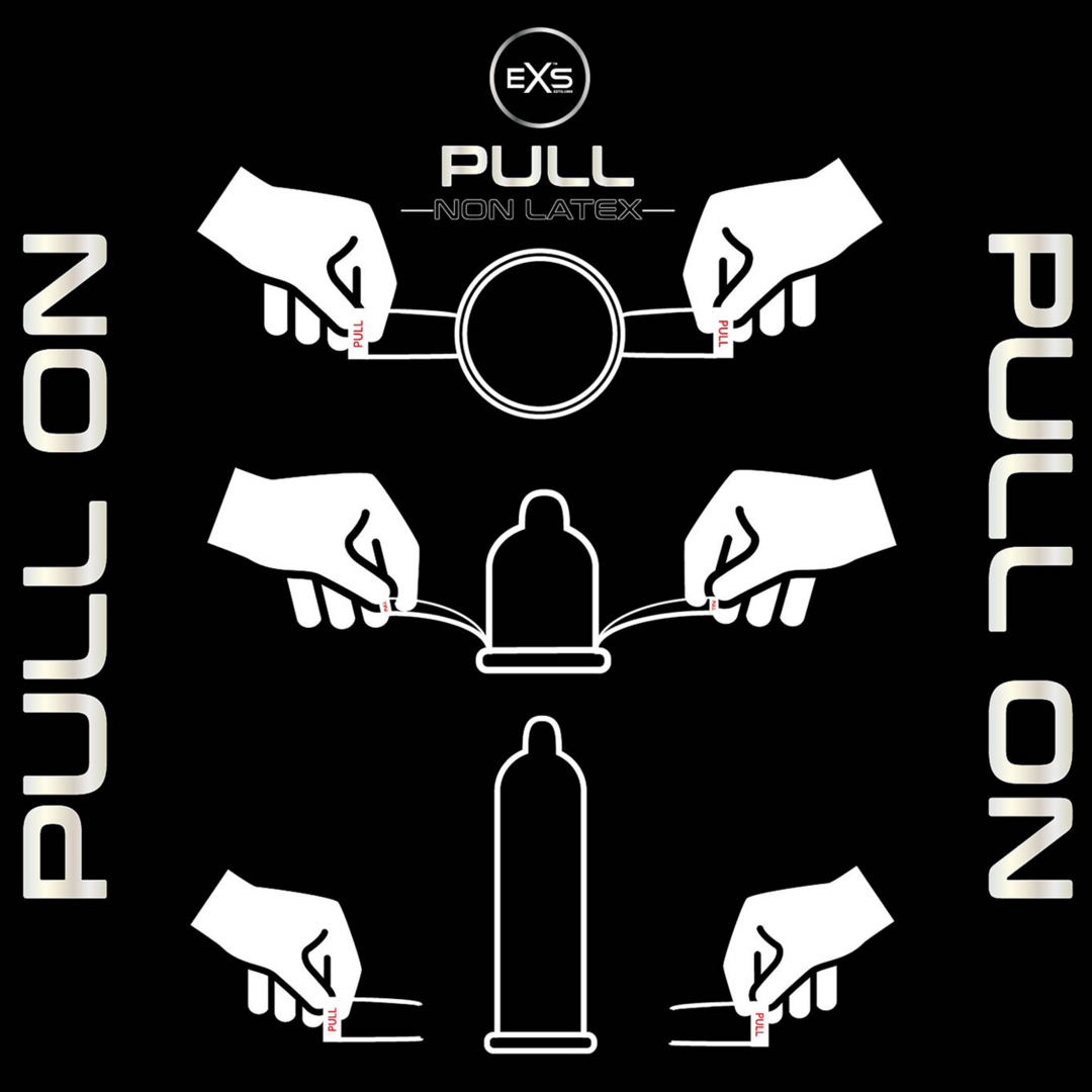 Προφυλακτικά Χωρίς Λάτεξ - EXS Pull Non-Latex Condoms 6 Pieces - Image 2
