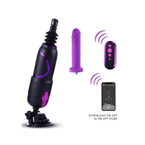 Μηχάνημα Σεξ Με Βεντούζα, Dildo, Τηλεχειριστήριο & App - Premium Travel FuckMachine 2.0