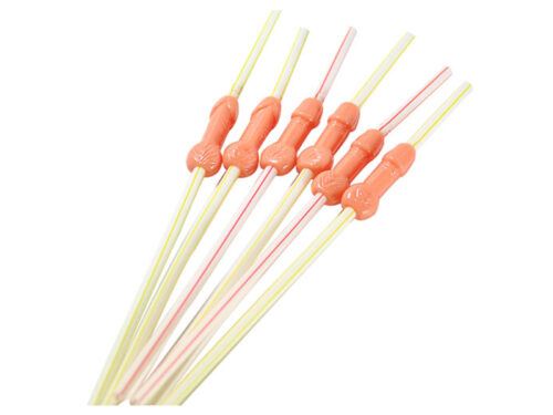 Καλαμάκια με Πέος - Sexy Cocktail Straw 6 pcs