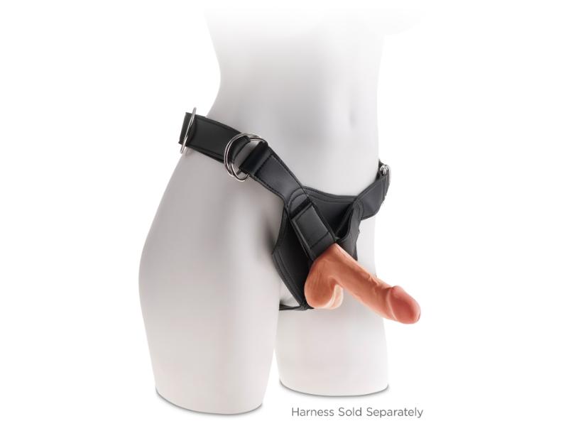 Ρεαλιστικό Dildo 17cm Τριπλής Σιλικόνης με Βεντούζα - Pipedream - Image 6
