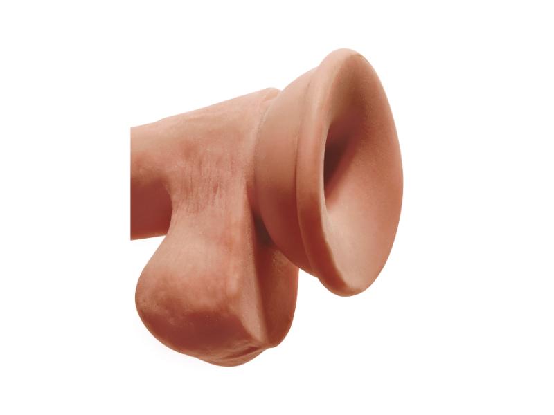 Ρεαλιστικό Dildo 17cm Τριπλής Σιλικόνης με Βεντούζα - Pipedream - Image 3