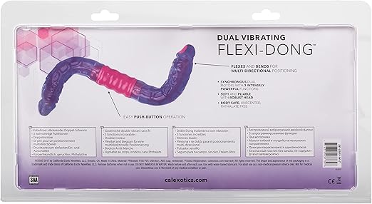 Διπλό Δονούμενο Dildo Dong 43cm CalExotics - Image 5