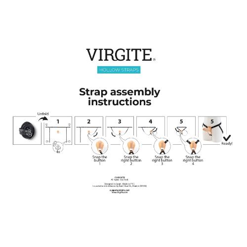 Ζώνη Στραπόν με Θήκη Πέους 14cm Size S - Virgite - Image 7