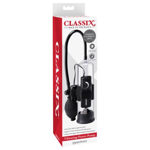 Αντλία Πέους με Δόνηση Pipedream - Classix Vibrating Pump - Image 4