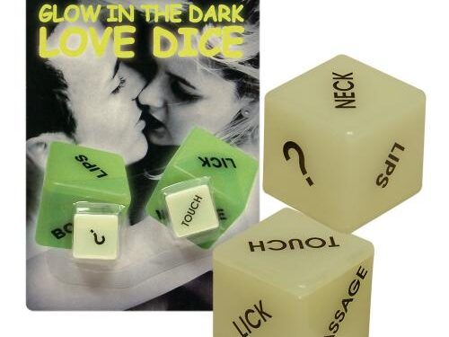 Φωσφοριζέ Ερωτικό Ζάρι - "Glow-in-the-dark" Love Dice