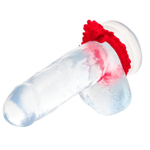 Δαχτυλίδι Πέους σε Σχήμα Δράκου - Silicone Cock Ring Red - Image 6