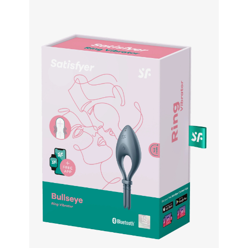 Δαχτυλίδι Πέους με Δόνηση και App - Satisfyer Bullseye Ring - Image 4