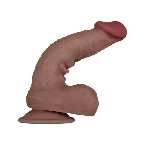 Ρεαλιστικό Dildo με Βεντούζα - FLEX SKIN 19.7cm DARK - Image 2