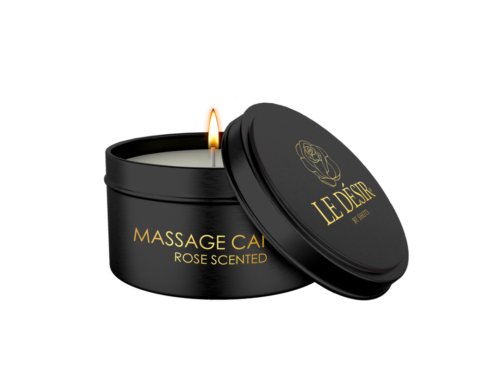 Κερί Μασάζ με Άρωμα Τριαντάφυλλο - Erotic Massage Candle Rose Scented 100gr