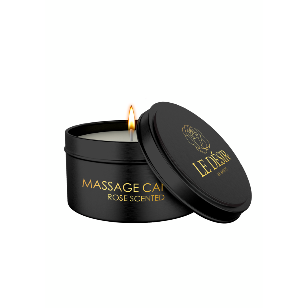 Κερί Μασάζ με Άρωμα Τριαντάφυλλο - Erotic Massage Candle Rose Scented 100gr