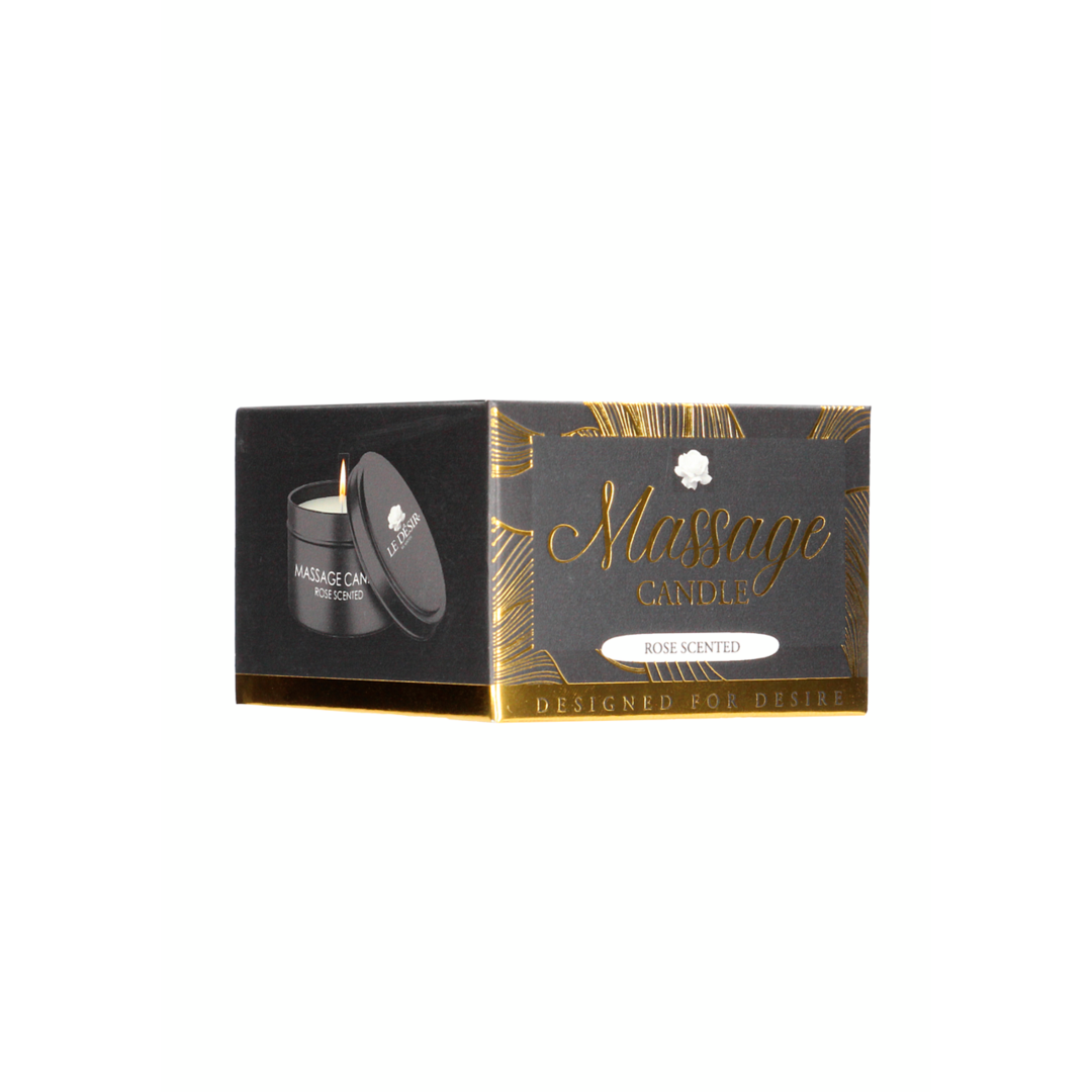 Κερί Μασάζ με Άρωμα Τριαντάφυλλο - Erotic Massage Candle Rose Scented 100gr - Image 2