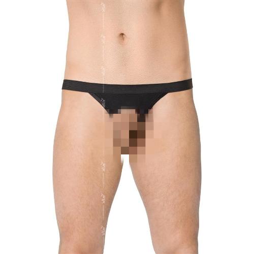 Mens Thong jockstrap 4532 - Black One Size