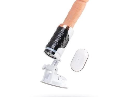 Μηχάνημα Σεξ Με Τηλεχειριστήριο - Sex machine Sekster, MotorLovers, ABS, black, 29 cm