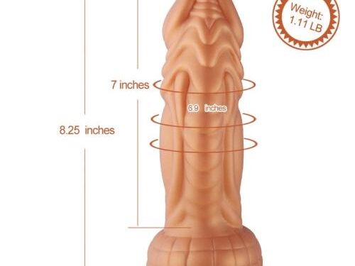 Ρεαλιστικό Ομοίωμα για Μηχανήματα Σεξ - Hismith Slightly Curved 21cm