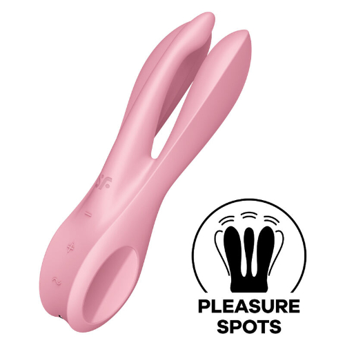 Δονητής Κλειτορίδας Satisfyer Threesome 1 Pink - Image 4