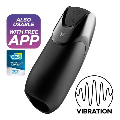 Ανδρικό Αυνανιστήρι με App - Satisfyer Masturbator Men Vibration Black - Image 4