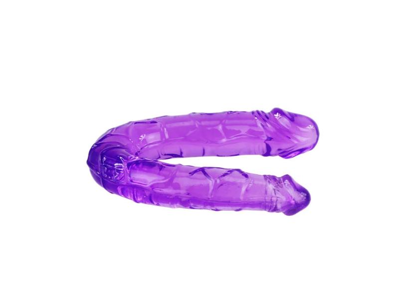 Διπλό Μωβ Dildo 30cm - Baile - Image 3
