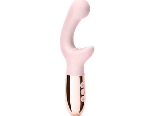 Δονητής G-Spot & Κλειτορίδας 19cm Le Wand XO Double Motor Wave Pink
