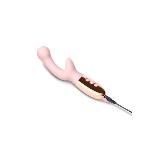 Δονητής G-Spot & Κλειτορίδας 19cm Le Wand XO Double Motor Wave Pink - Image 5