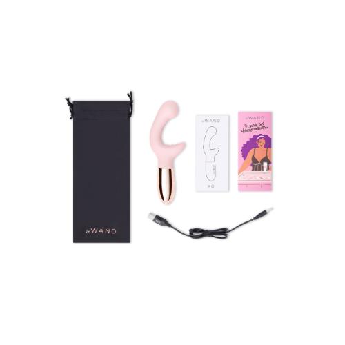 Δονητής G-Spot & Κλειτορίδας 19cm Le Wand XO Double Motor Wave Pink - Image 6
