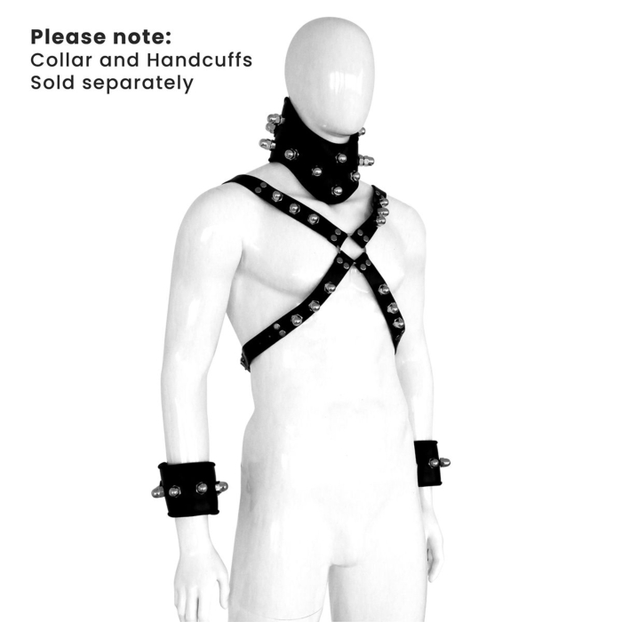 Δερμάτινοι Ιμάντες Με Καρφιά - Leather Harness Spikey Nuts
