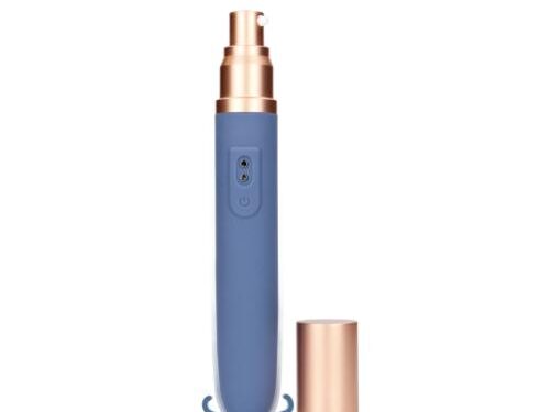 Μίνι Δονητής με θήκη Λιπαντικού 18,6 cm Travel Blue Horizon