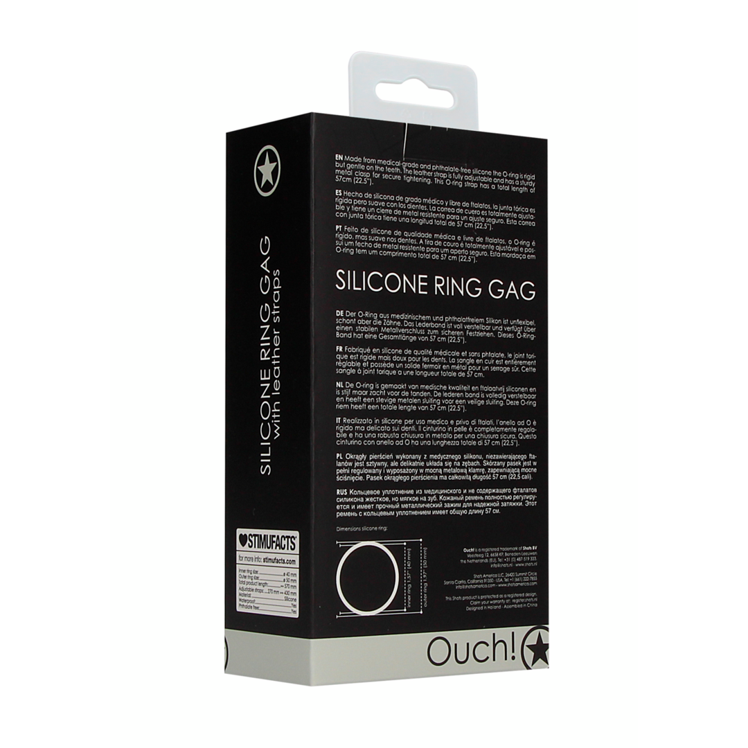 Φίμωτρο Με O-Ring από Σιλικόνη - Ouch! - Image 2