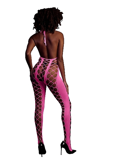 Ouch!! Neon Bodystocking with Halterneck - Image 3
