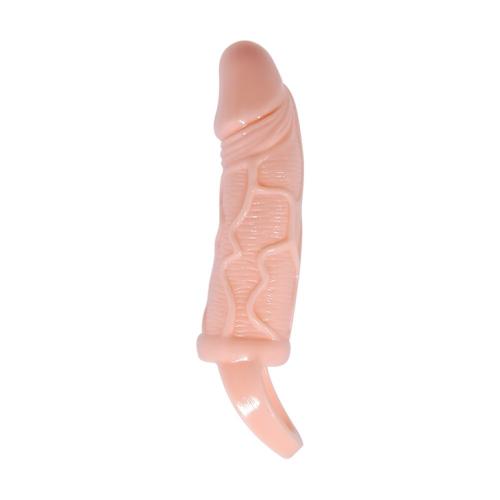 Προέκταση Πέους με Δόνηση - Penis Extended Sleeve Flesh - Image 4
