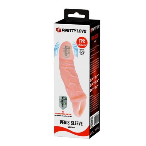 Προέκταση Πέους με Δόνηση - Penis Extended Sleeve Flesh - Image 7