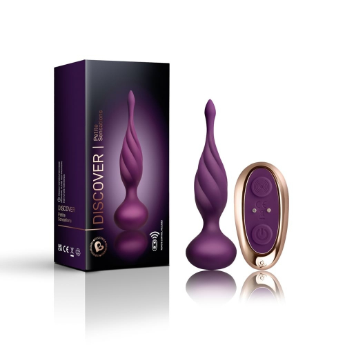 Πρωκτική Σφήνα με Τηλεχειριστήριο Petite Sensations Discover Μωβ - Image 6
