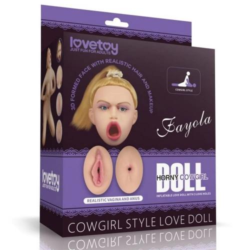 Φουσκωτή Κούκλα σε Cowgirl Στάση - Lovetoy Cowgirl Style Love Doll - Image 4
