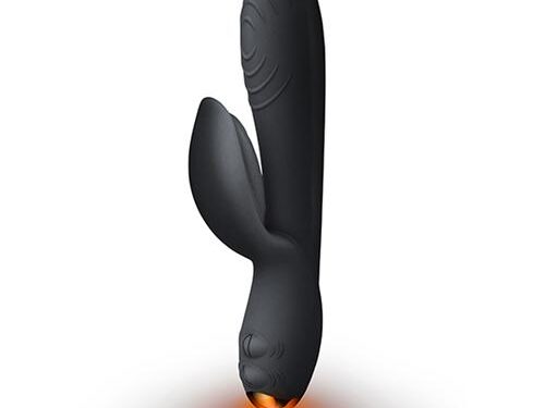 Δονητής Rabbit Επαναφορτιζόμενος 18,5 cm Rocks-Off - Every Girl μαύρο